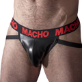 MACHO - MX25RC JOCK RED LEATHER L