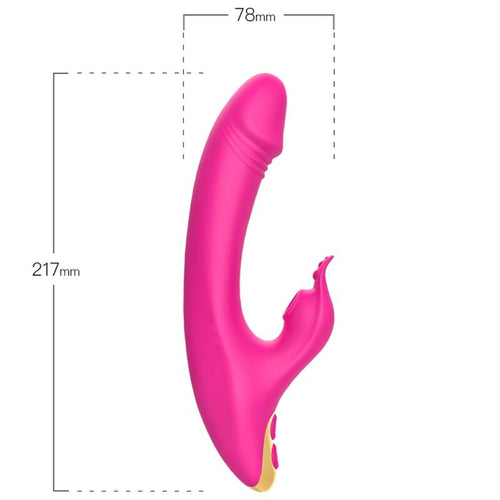 ARMONY - LOVE CLITORIS & G-SPOT SUCTION CUP FUCHSIA
