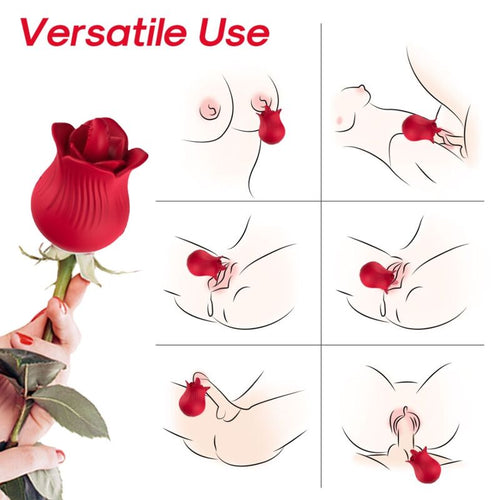 ARMONY - ROSE VIBRATOR & STIMULATOR RED