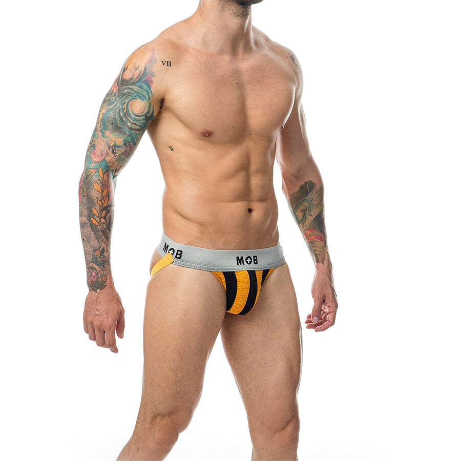 MOB - CLASSIC JOCK STRIPE ORANGE SIZE M
