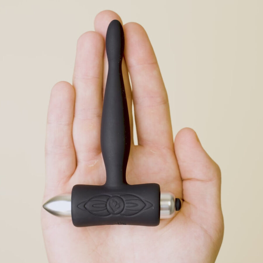 ROCKS- OFF - PETITE SENSATIONS TEAZER ANAL PLUG VIBRATOR BLACK