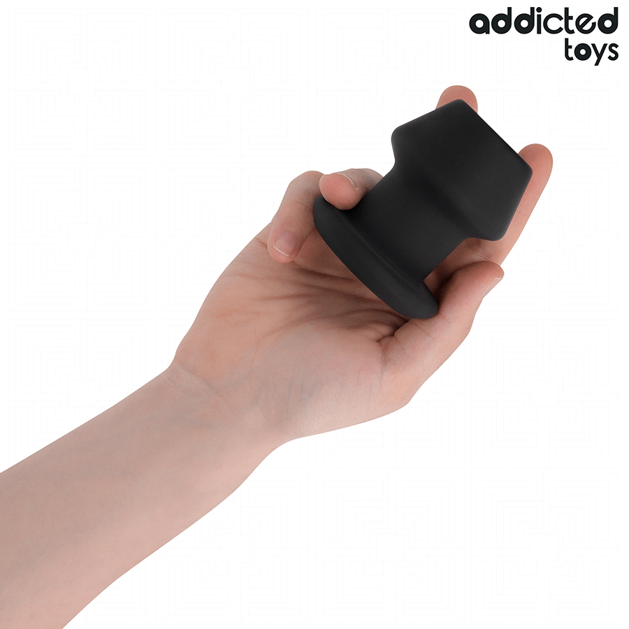 ADDICTED TOYS - EXTREME HOLLOW ANAL PLUG SILICONE SIZE S 7.5 CM