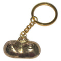DIABLO PICANTE - GOLD METAL KEYCHAIN WITH BREASTS