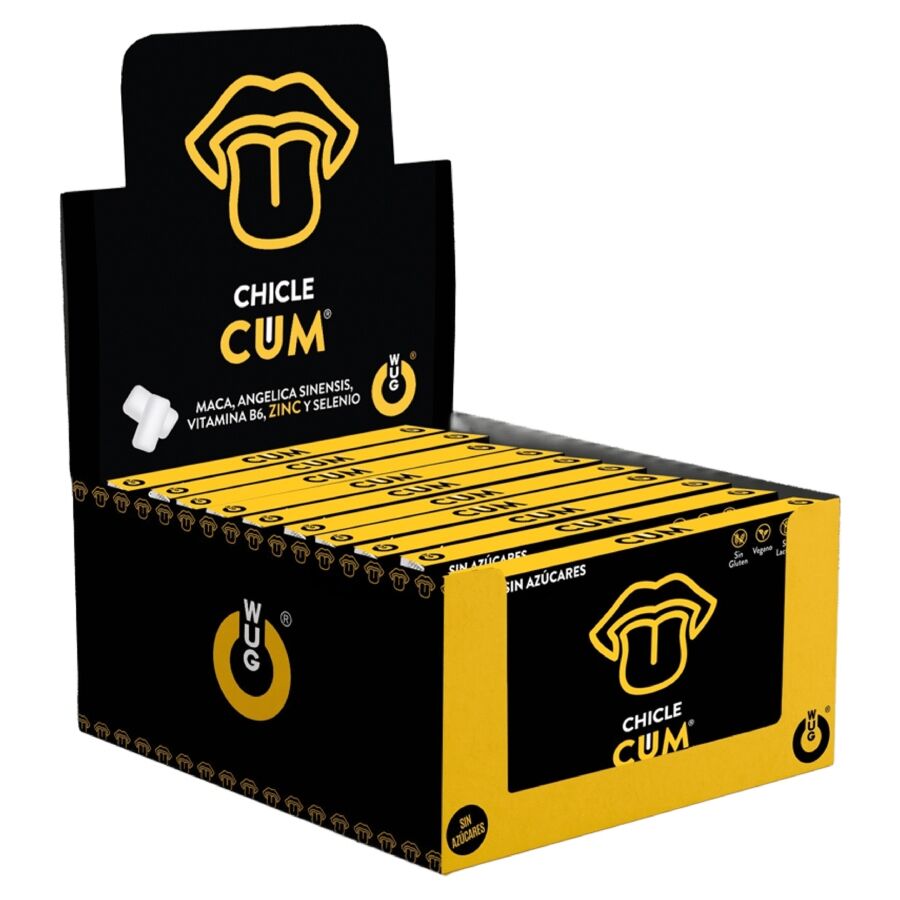 WUG SEX SENSE - CUM INCREASER & BANANA SEMEN FLAVOR ENHANCER | DISPLAY 12 X 8 UNITS